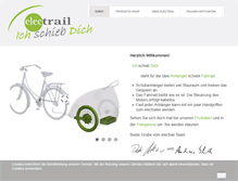 Tablet Screenshot of electrail.de